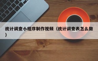 铜陵统计调查小程序制作视频（统计调查表怎么做）